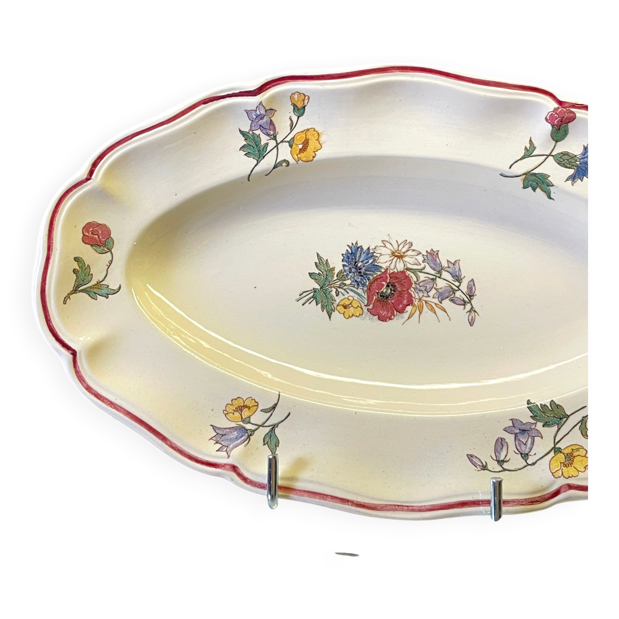 Very nice dish/ramekin from Sarreguemines model "Agreste" in good condition.