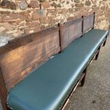 Long brasserie bench