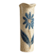 Large vintage ceramic vase – blue floral decoration