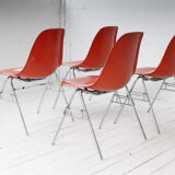Set of 4 side chairs by Charles & Ray Eames for Herman Miller