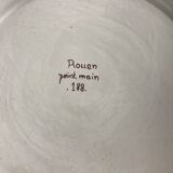 Rouen's ancient earthenware plate