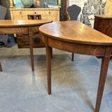 Pair George III Mahogany Console Tables