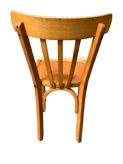 Set of six bistro chairs