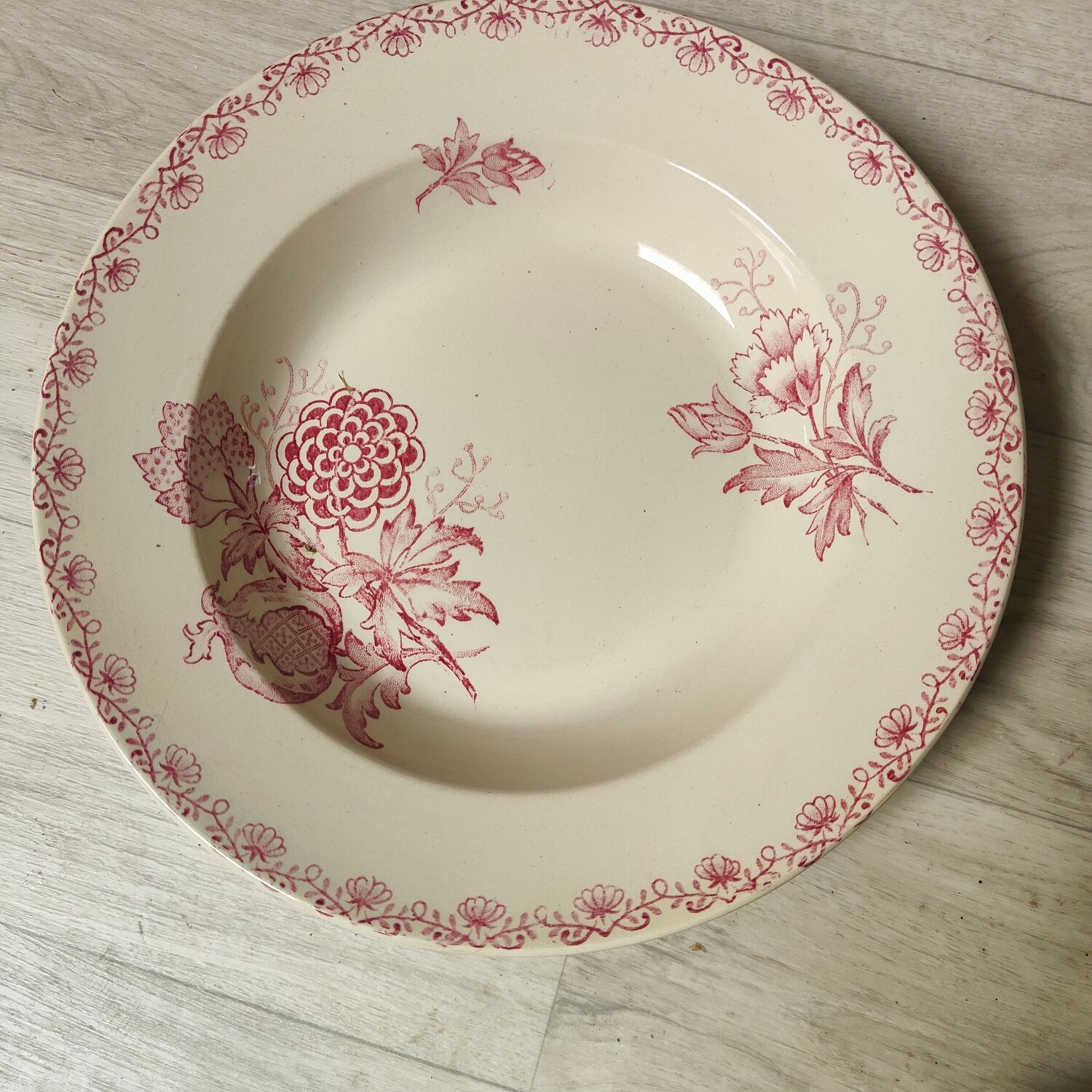 Iron earth plates U&C Sarreguemines Digoin