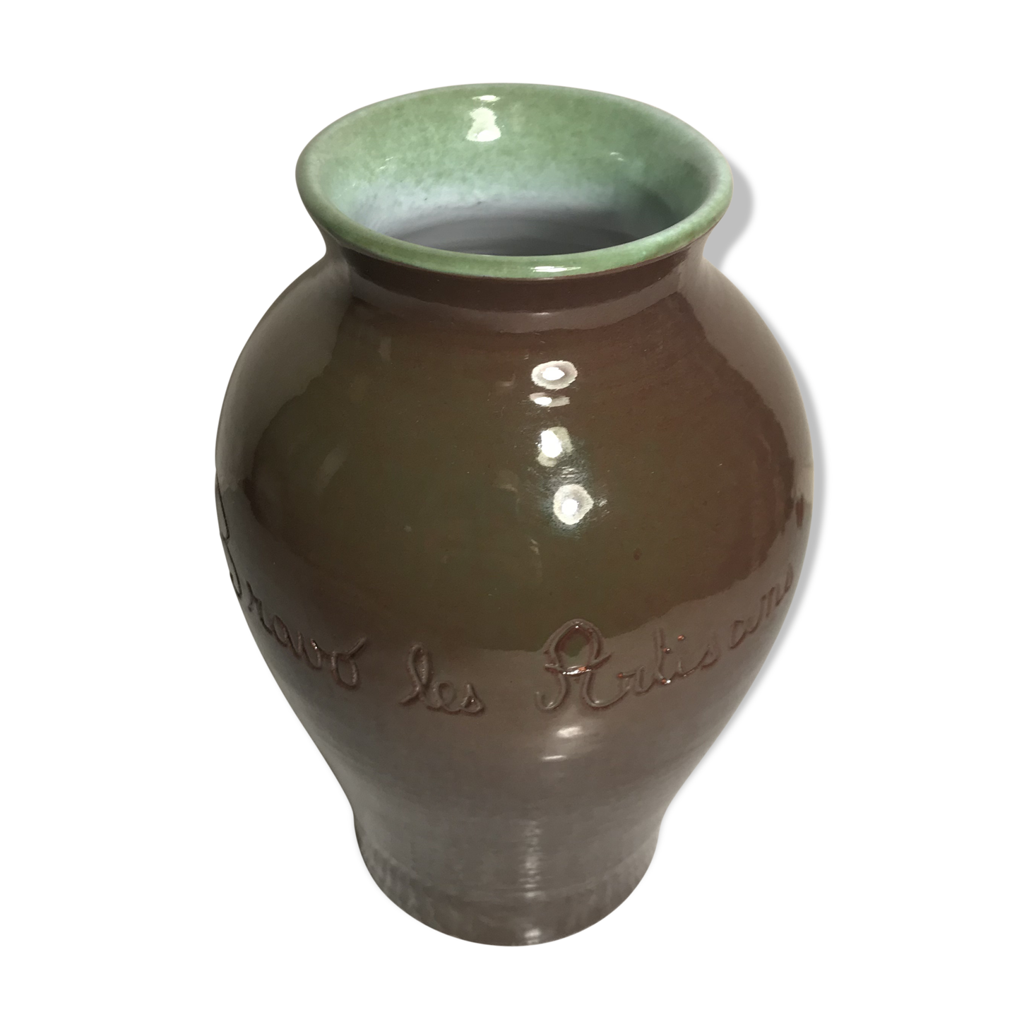 Ancient ceramic vase by Jl Royer