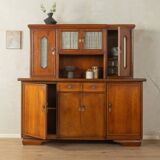 Wonderful two-piece kitchen cabinet from the 1920s