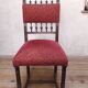 Series of 6 reupholstered Renaissance style chairs