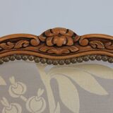 Pair of Louis XV style cabriolet armchairs
