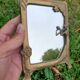 Brass retro mirror The Lady of the Lake