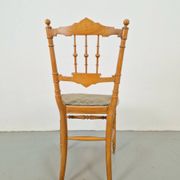 Vintage Chiavari Spool Chair, Italy, 1950s