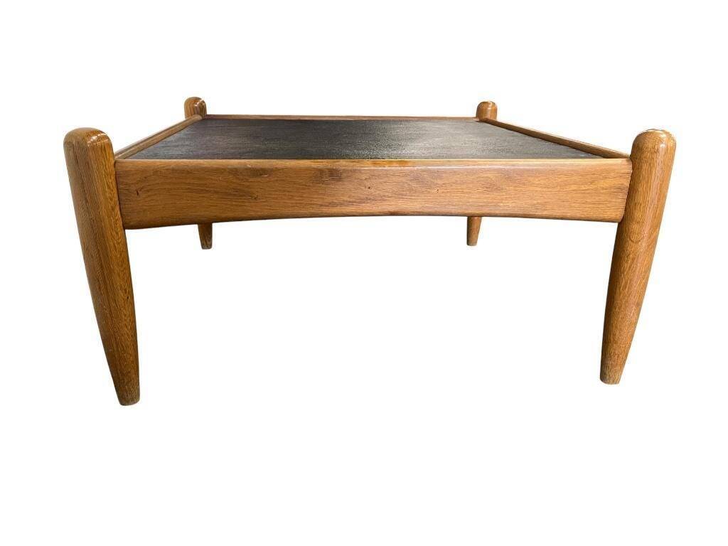 Vintage brutalist coffee table / Eric Merthen coffee table