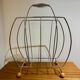 Vintage metal magazine rack