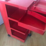 Red Bobby trolley by Joe Colombo