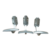 Vintage aluminum hooks