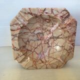 Veined marble ashtray tray