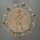Pearl Bag Chandelier, Cut Crystals Circa 1900