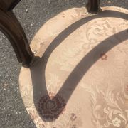 Louis-Philippe medallion chair from the 19th century in solid walnut.