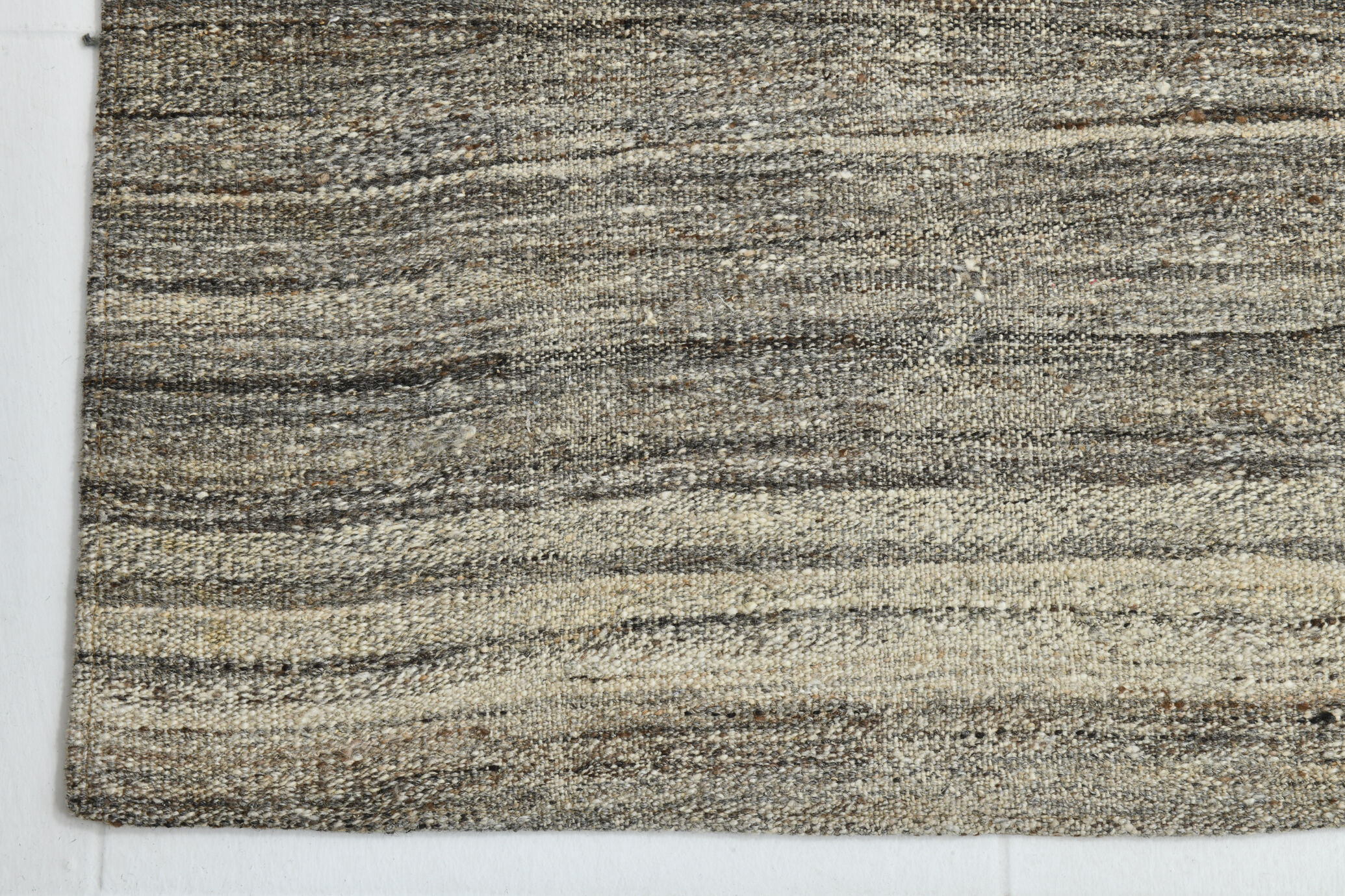 Shades of brown vintage runner rug 75x225cm