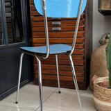 Vintage Blue Formica Chair