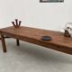 223 cm pine farmhouse table, 1970s
