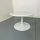 Table basse ronde blanche par Artifort, années 1970