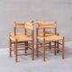 Set of Four 'Dordogne' Model Mid-Century Dining Chairs