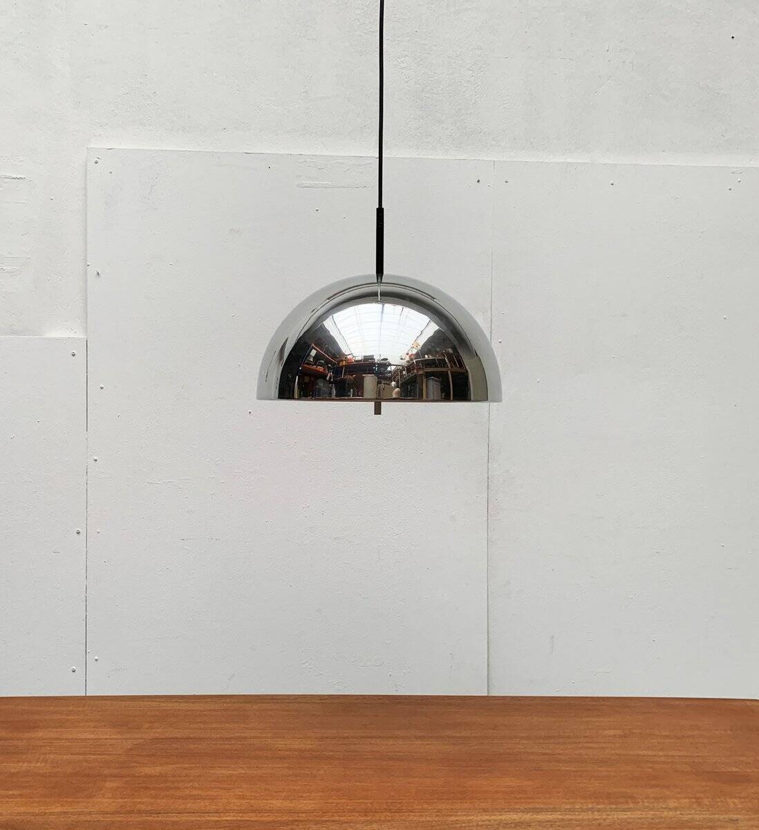 German mid-century dome pendant lamp by Staff Leuchten, 1960s.