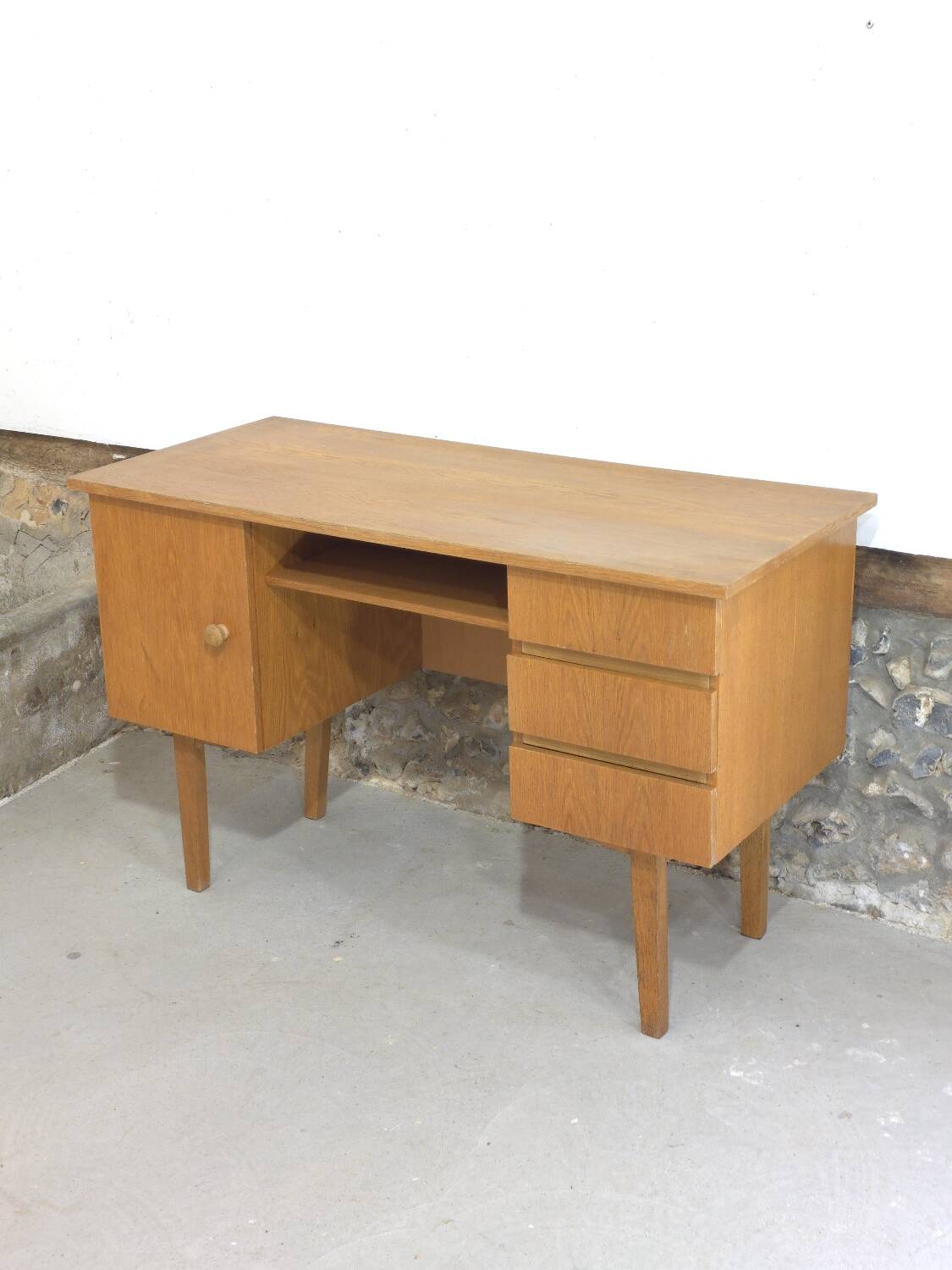 Petit bureau styke scandinave 1960 en teck
