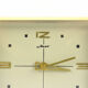 1960s modernist fireplace clock, Majak, USSR