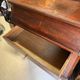 Louis-Philippe mahogany railway toilet commode