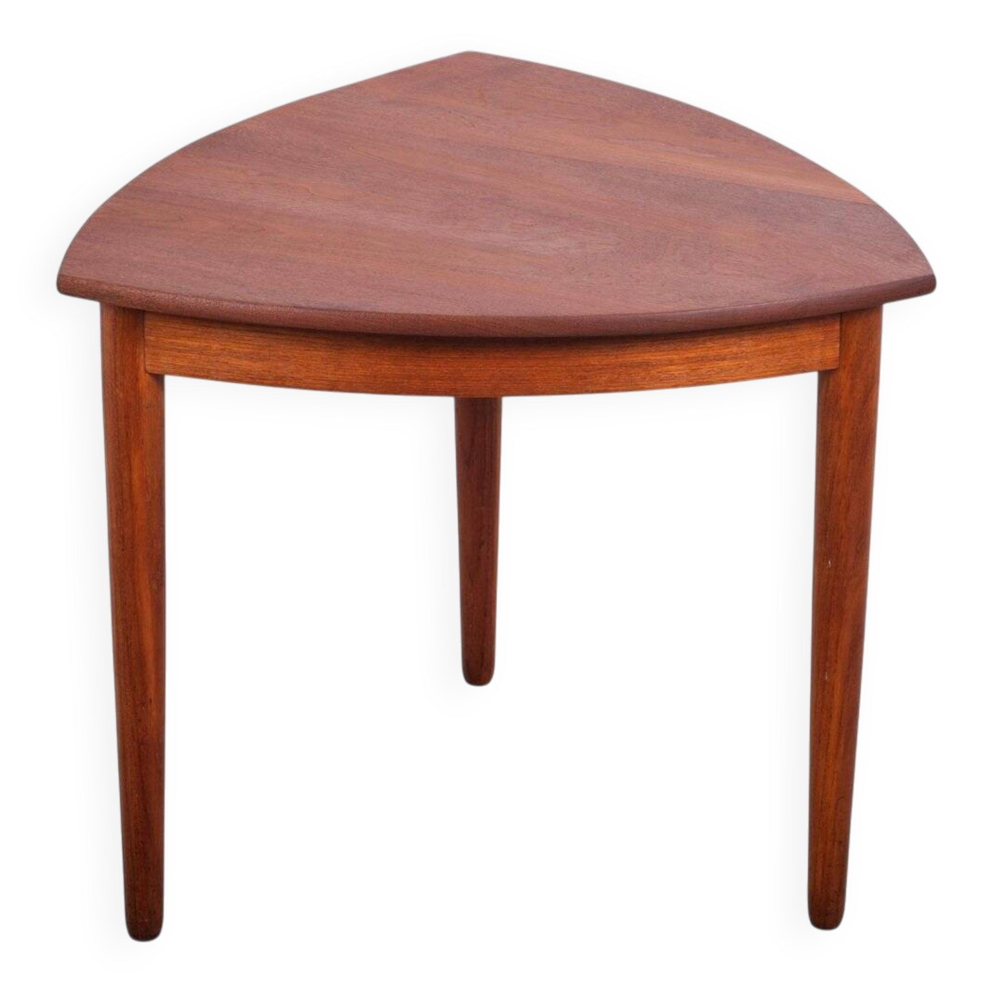 Triangular Coffee or Side Table in Teak, Denmark, 1960s