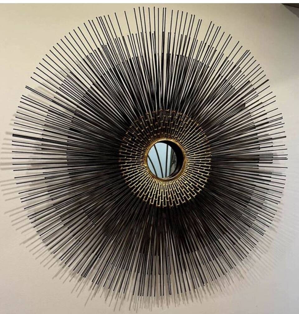 Sunburst Mirror W. Friedle Circa 1970