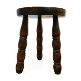 Wooden tripod stool