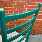 Lot de 4 chaises en bois dans le modèle italien de Chiavari
