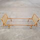 Lit enfant vintage en rotin