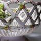 Openwork bowl in painted earthenware, Émile Tessier Le Croisic, 30-50's accident
