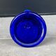 Vintage 80s Blue Glass Soliflore – Elegance and Retro Style