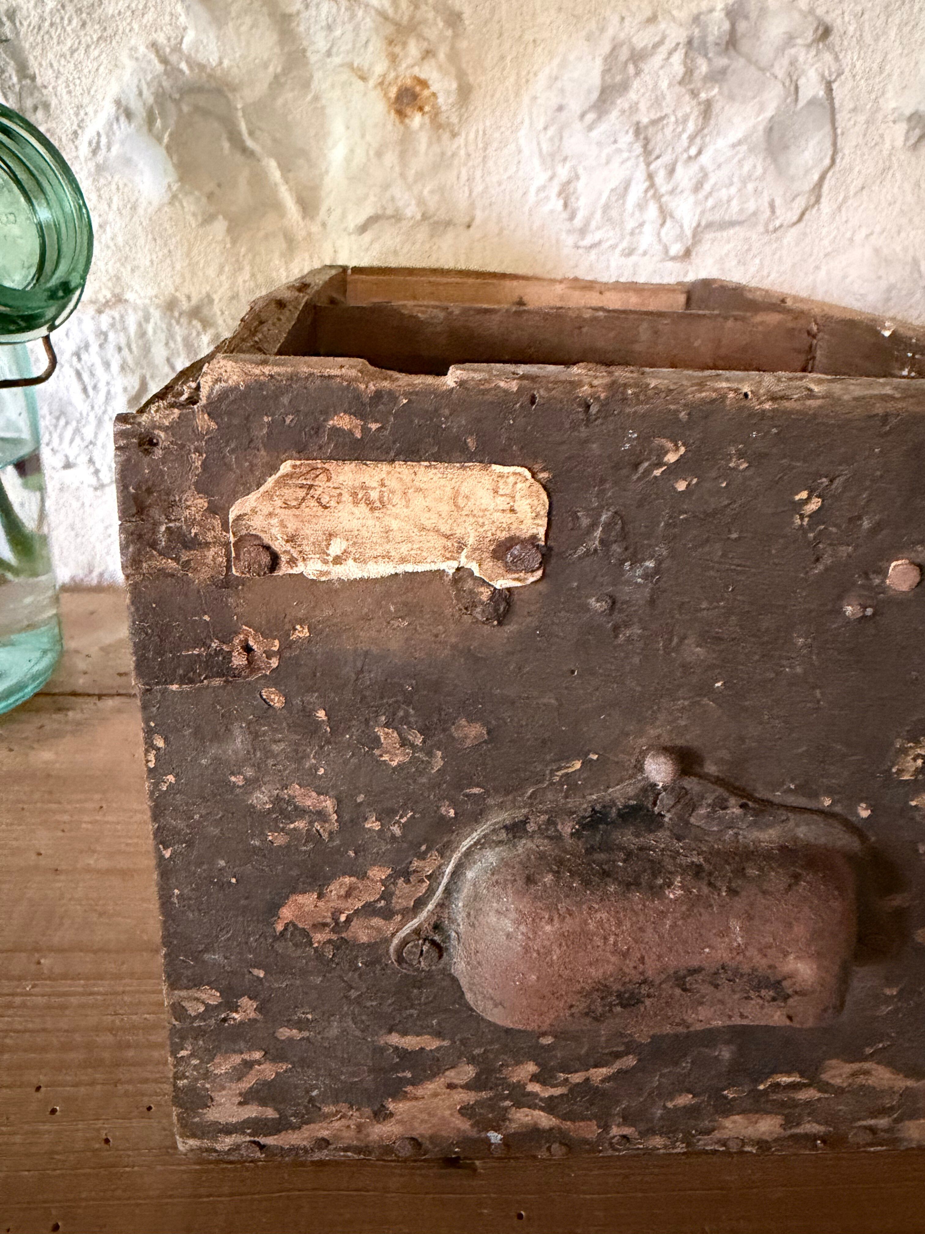 Wooden craft box