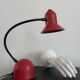 Stilplast red desk lamp made in italy 80's