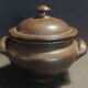 Stoneware soup tureen from Noron signed by Jean Dubost, 1970s.