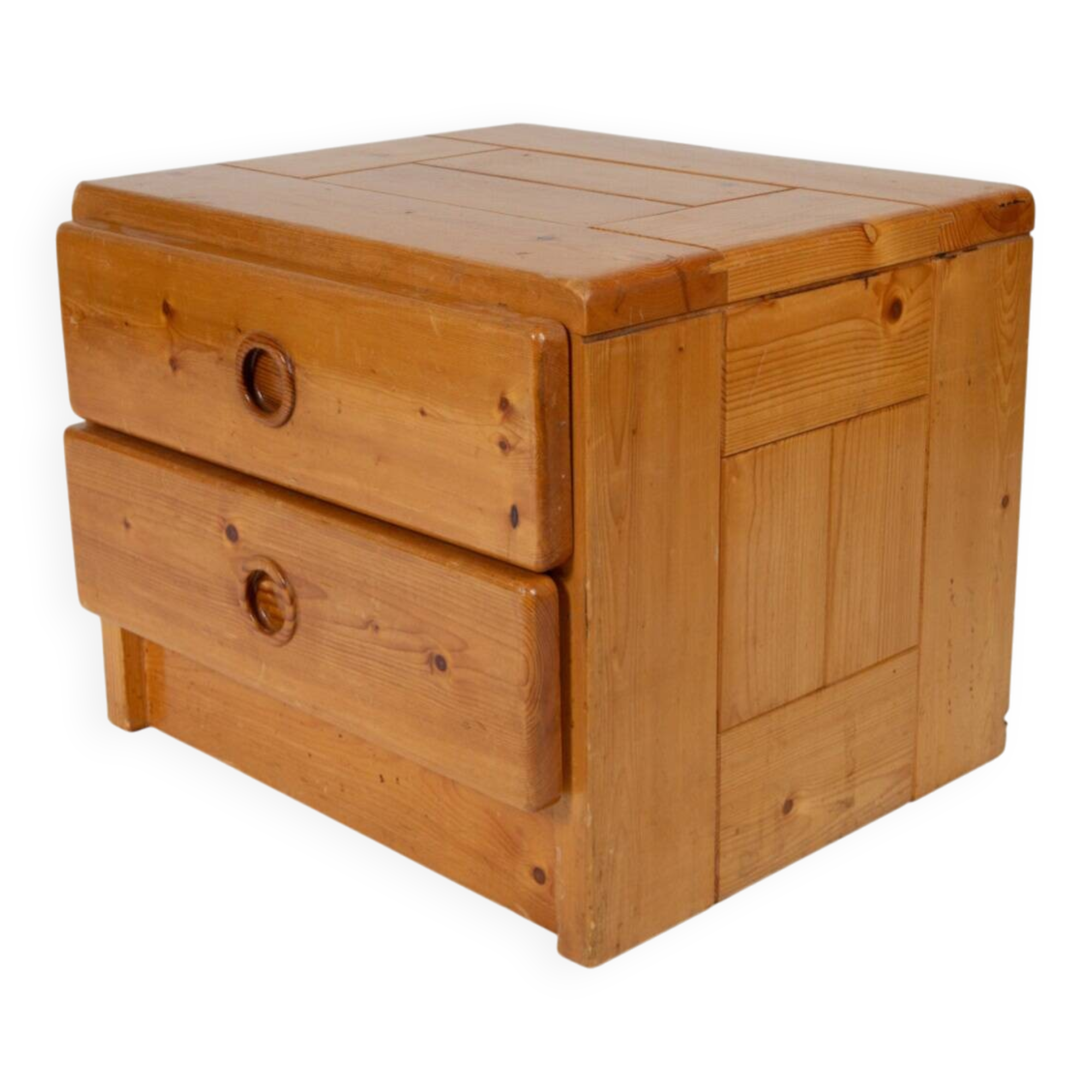 Meuble de rangement, chevet par Charlotte Perriand pour Les Arcs, 1960