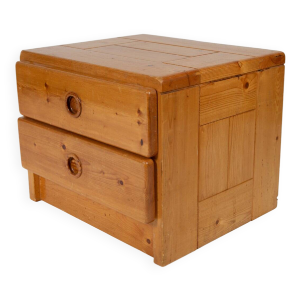 Meuble de rangement, chevet par Charlotte Perriand pour Les Arcs, 1960