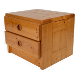 Meuble de rangement, chevet par Charlotte Perriand pour Les Arcs, 1960