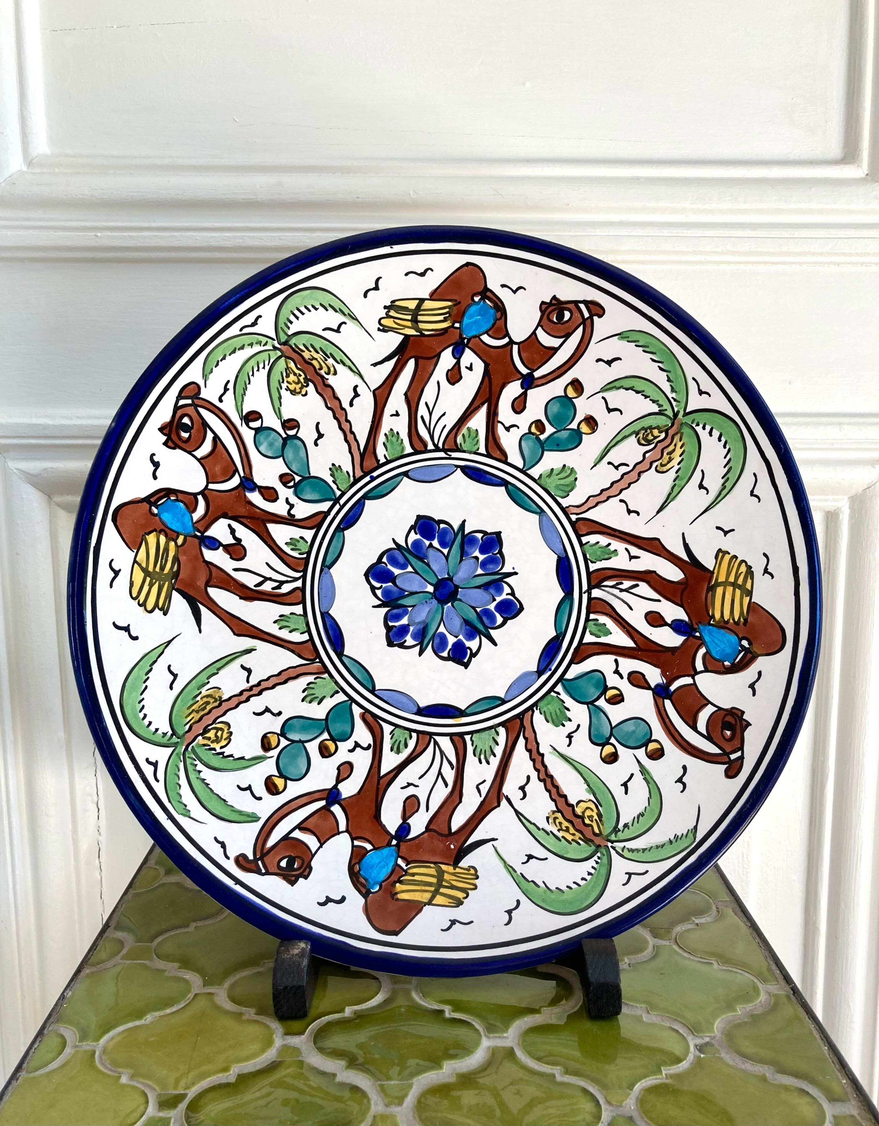 Moroccan ceramic dish