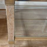 Large glass coffee table - Pierre Vandel