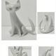 Hollohaza cat, 1980s design, signed