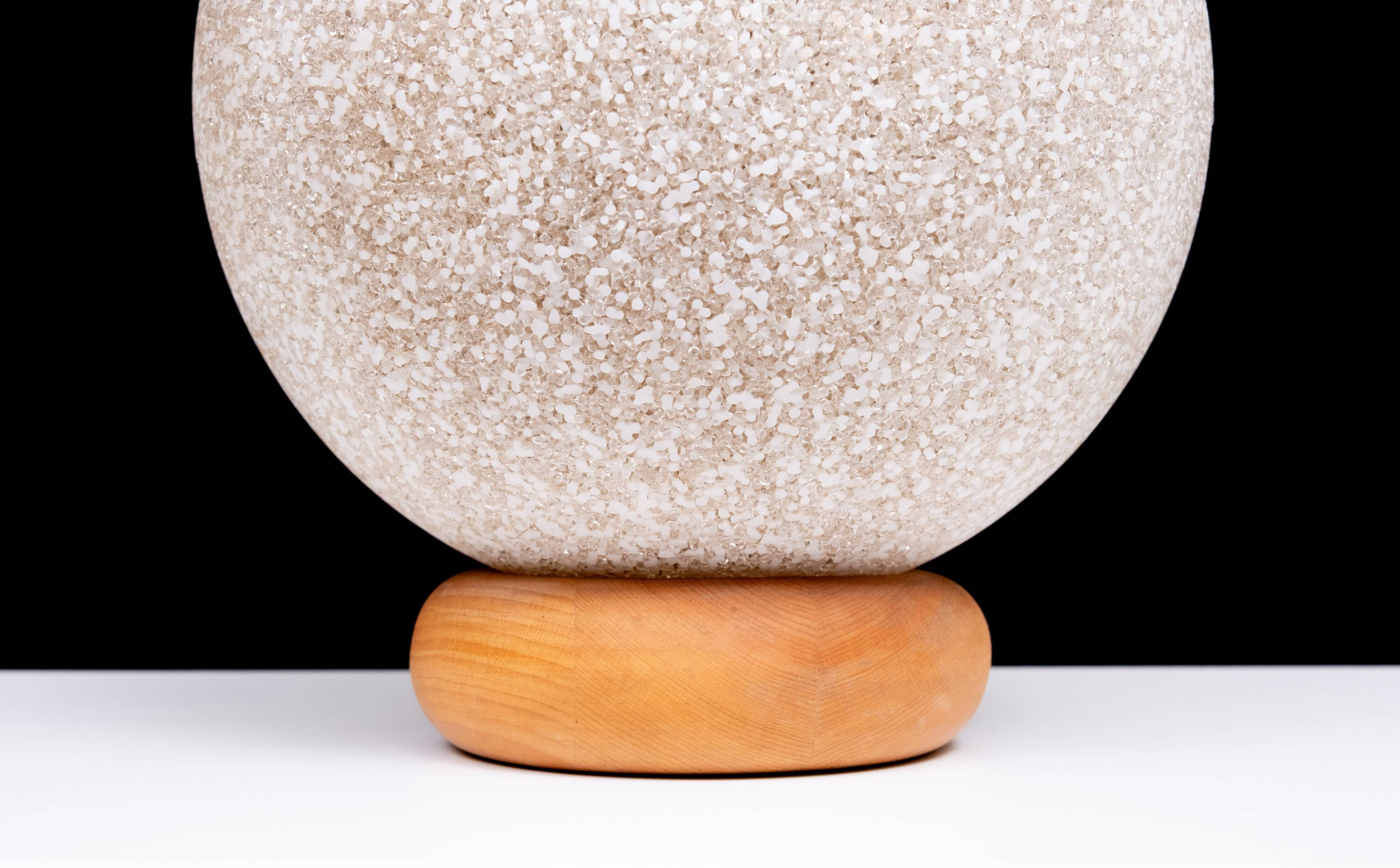 Ball lamp on Pine base 1970 France