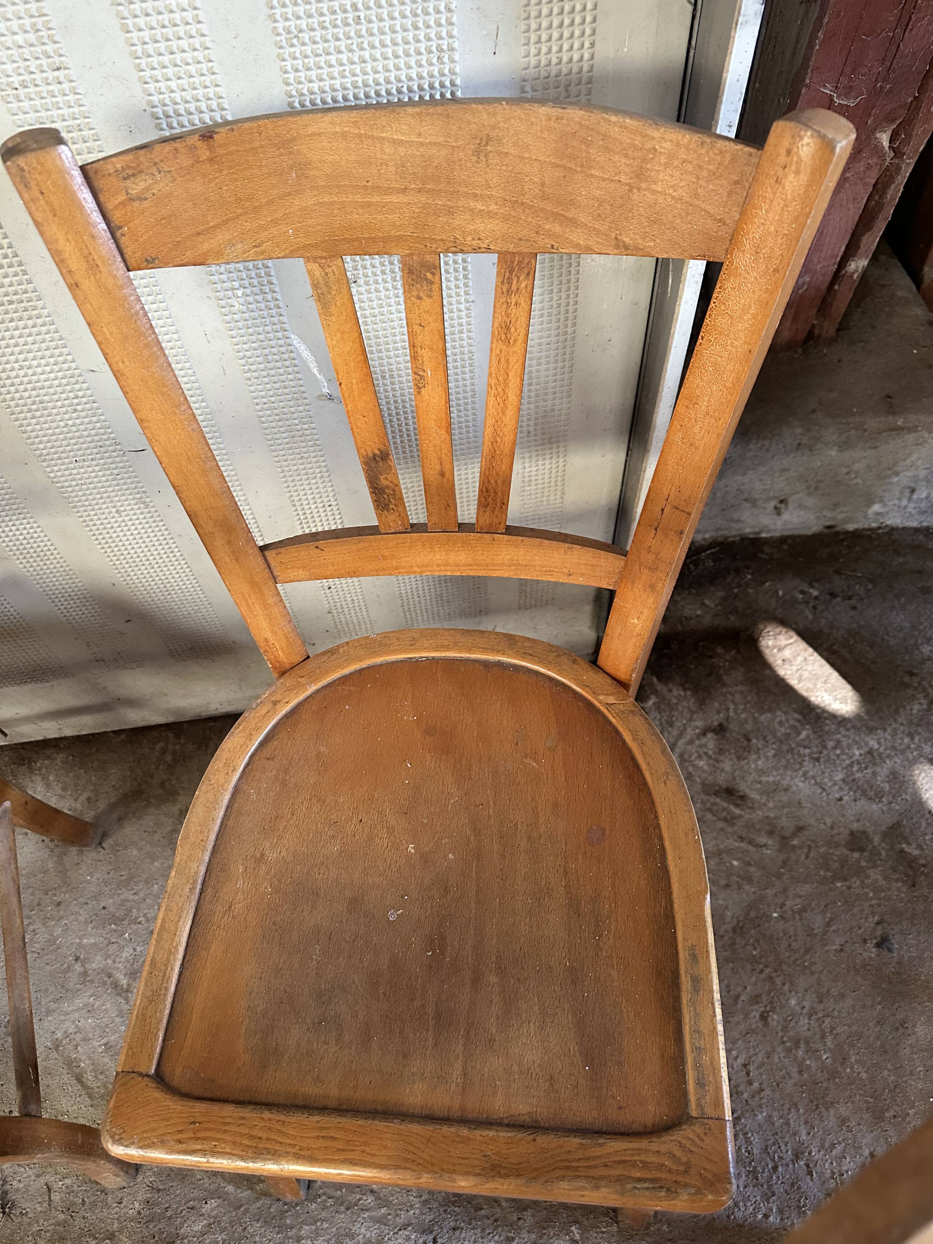 Lot 6 bistro chairs luterma