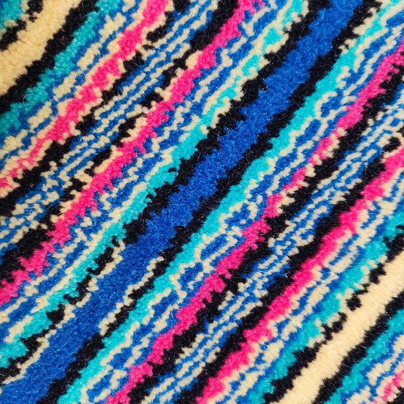 1990s Ottavio Missoni "Square" Geometric Wool Rug Exceptional Italian Postm