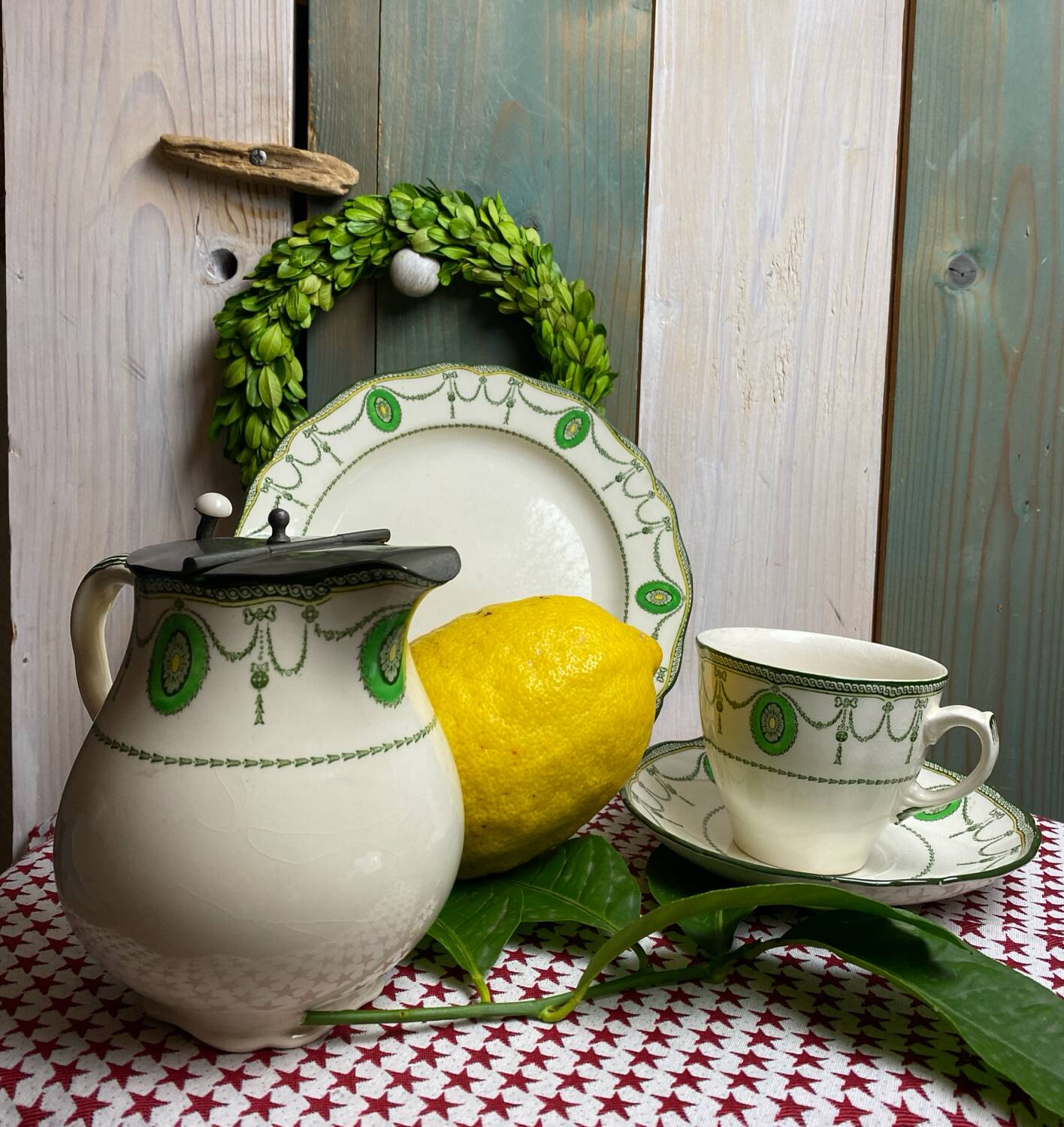 Antique Royal Doulton English Earthenware Teapot